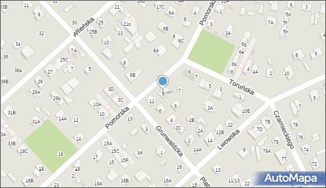 Legionowo, Pomorska, 9, mapa Legionowo