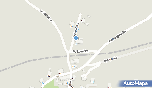 Legnica, Polkowicka, 4, mapa Legnicy