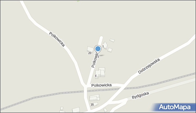 Legnica, Polkowicka, 6, mapa Legnicy