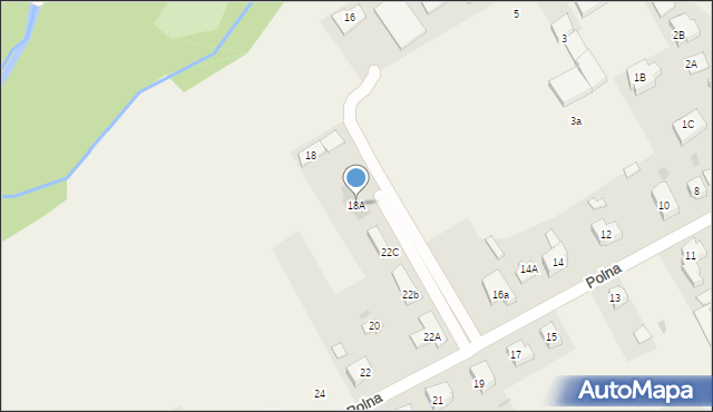 Łęgowo, Polna, 18A, mapa Łęgowo