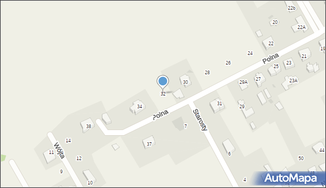 Łęgowo, Polna, 32, mapa Łęgowo