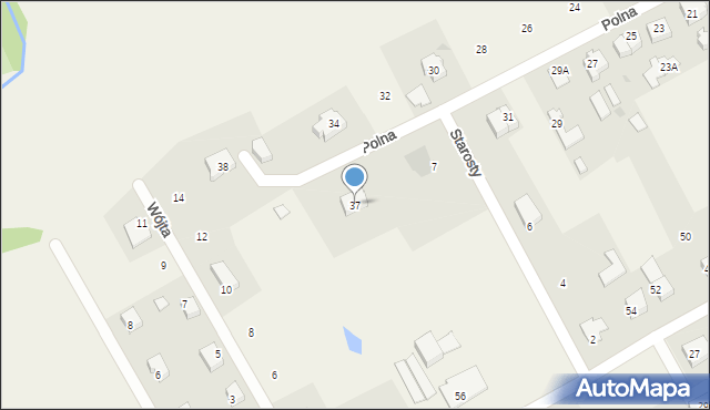 Łęgowo, Polna, 37, mapa Łęgowo