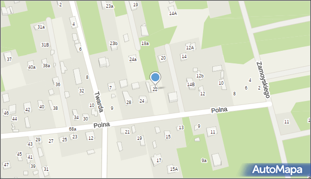 Letnisko Nowy Jadów, Polna, 22, mapa Letnisko Nowy Jadów