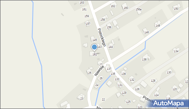 Łężany, Potockiego Jana, hr., 141, mapa Łężany