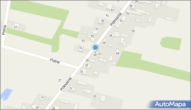 Lgota, Północna, 42, mapa Lgota