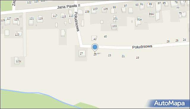 Libertów, Południowa, 25, mapa Libertów