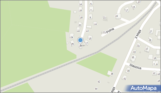 Lidzbark, Podleśna, 23, mapa Lidzbark