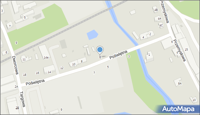 Lidzbark, Poświętna, 6, mapa Lidzbark