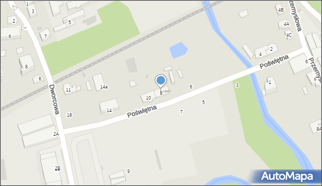 Lidzbark, Poświętna, 8, mapa Lidzbark