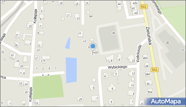 Lidzbark, Potockiego Ignacego, 17, mapa Lidzbark