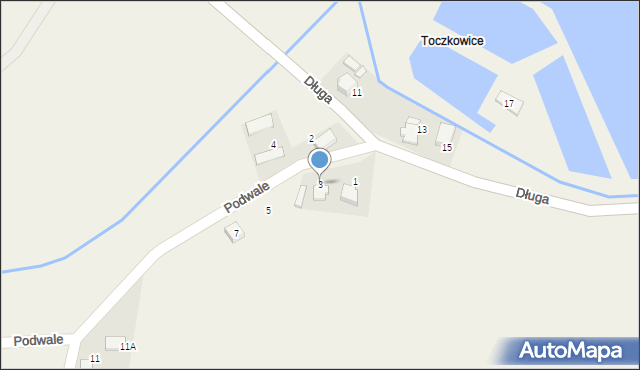 Ligota, Podwale, 3, mapa Ligota