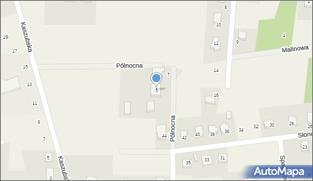 Linia, Północna, 5, mapa Linia