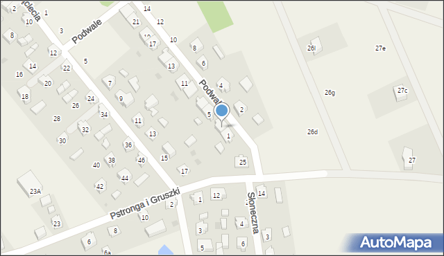 Liniewo, Podwale, 3, mapa Liniewo