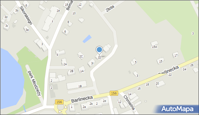 Lipiany, Pod Platanami, 5, mapa Lipiany