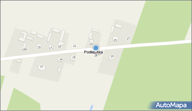 Lipie, Podłaziska, 18, mapa Lipie