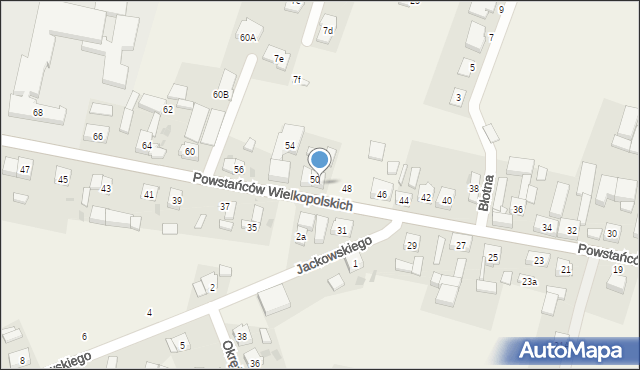 Lipno, Powstańców Wielkopolskich, 52, mapa Lipno