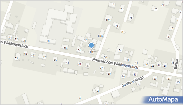 Lipno, Powstańców Wielkopolskich, 60, mapa Lipno