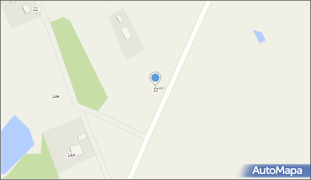 Lisewiec, Potokowa, 12, mapa Lisewiec