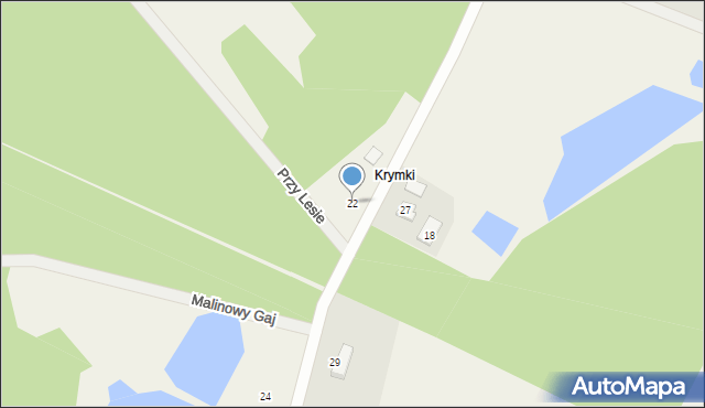 Lisewiec, Potokowa, 22, mapa Lisewiec