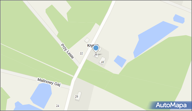 Lisewiec, Potokowa, 27, mapa Lisewiec