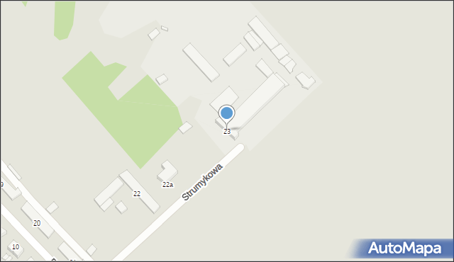 Łobez, Podgórna, 23, mapa Łobez