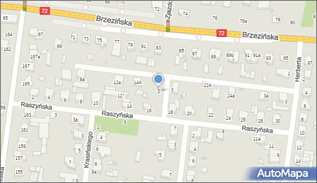 Łódź, Połoniny, 2, mapa Łodzi