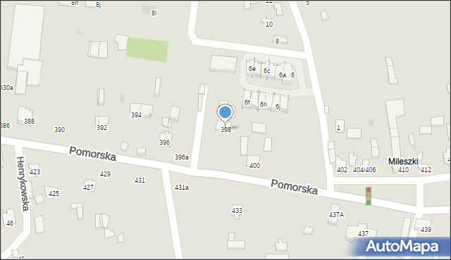 Łódź, Pomorska, 398, mapa Łodzi