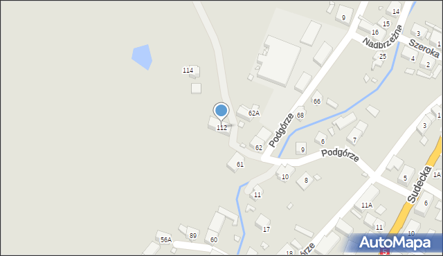 Lubawka, Podgórze, 112, mapa Lubawka