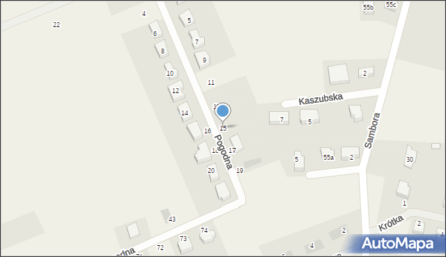 Lubiszewo Tczewskie, Pogodna, 15, mapa Lubiszewo Tczewskie