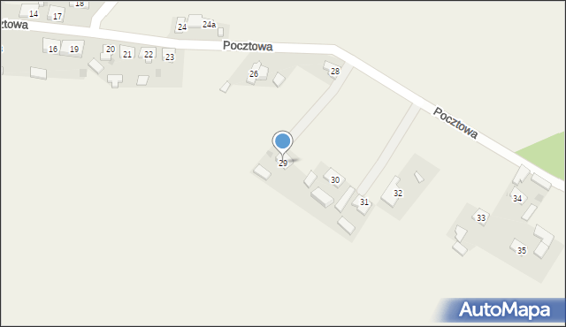 Lubiszyn, Pocztowa, 29, mapa Lubiszyn