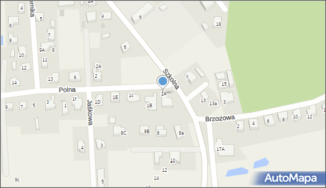 Lublewo Gdańskie, Polna, 1A, mapa Lublewo Gdańskie