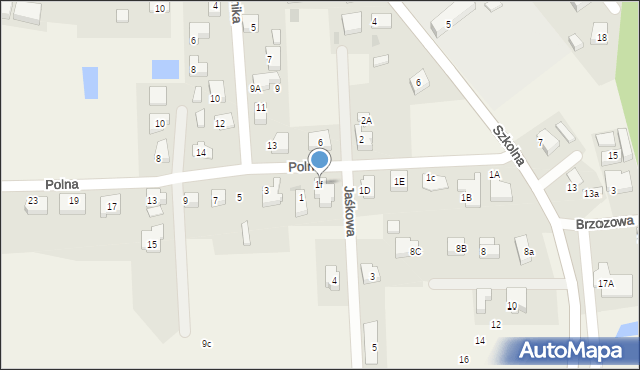 Lublewo Gdańskie, Polna, 1f, mapa Lublewo Gdańskie