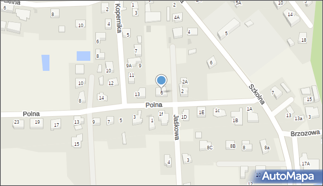 Lublewo Gdańskie, Polna, 6, mapa Lublewo Gdańskie