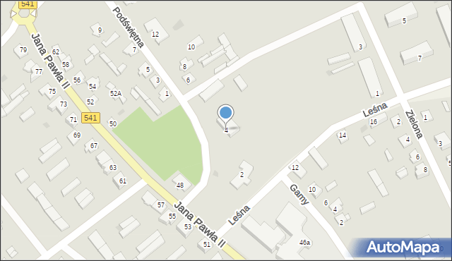 Lubowidz, Podświętna, 4, mapa Lubowidz