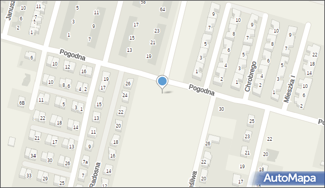 Lutynia, Pogodna, 26, mapa Lutynia