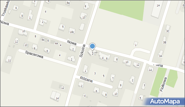 Lutynia, Polna, 2, mapa Lutynia