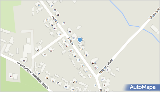 Lwówek, Polna, 18, mapa Lwówek