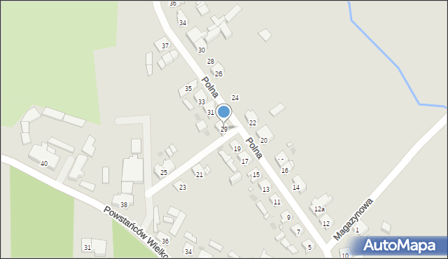 Lwówek, Polna, 29, mapa Lwówek
