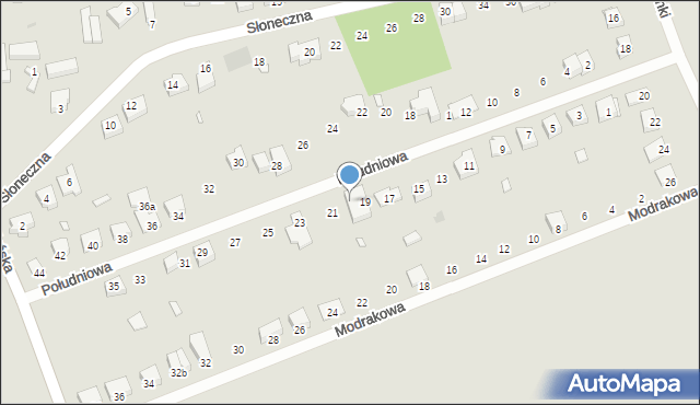 Lwówek, Południowa, 19b, mapa Lwówek