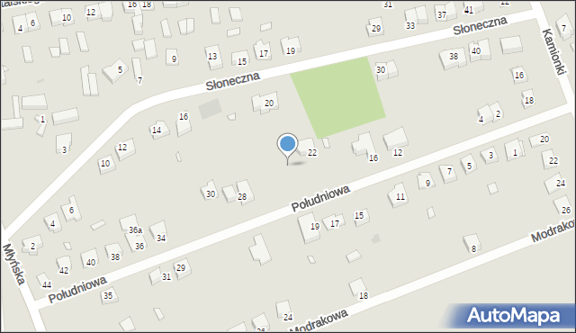 Lwówek, Południowa, 24, mapa Lwówek