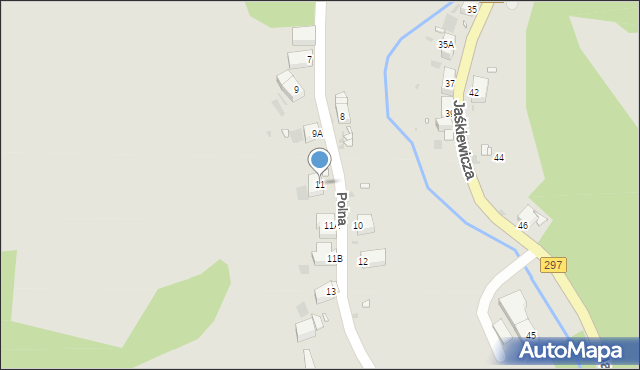 Lwówek Śląski, Polna, 11, mapa Lwówek Śląski