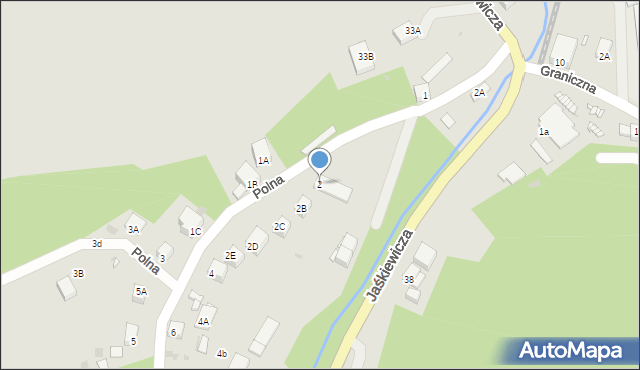 Lwówek Śląski, Polna, 2, mapa Lwówek Śląski