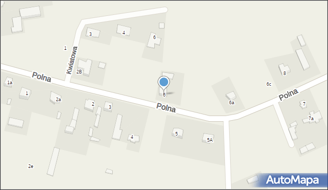 Łyszkowice, Polna, 6, mapa Łyszkowice