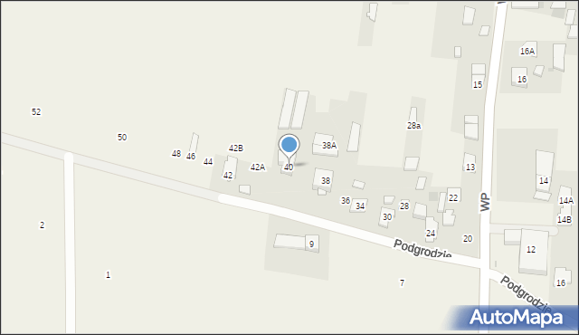 Macierzysz, Podgrodzie, 40, mapa Macierzysz