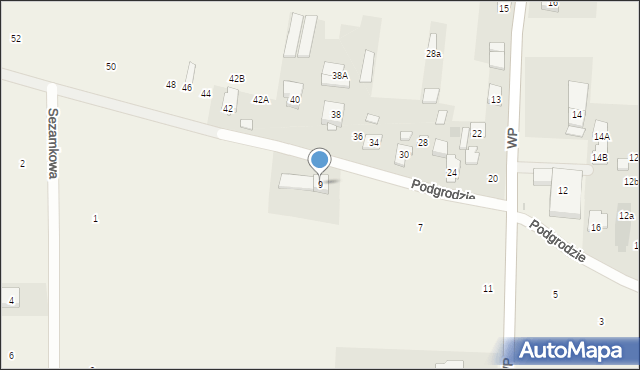 Macierzysz, Podgrodzie, 9, mapa Macierzysz