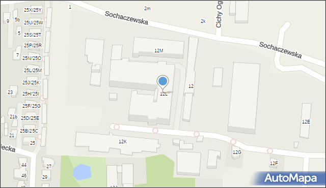 Macierzysz, Poznańska, 12L, mapa Macierzysz