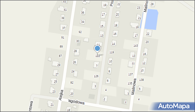 Mączniki, Poziomkowa, 9, mapa Mączniki