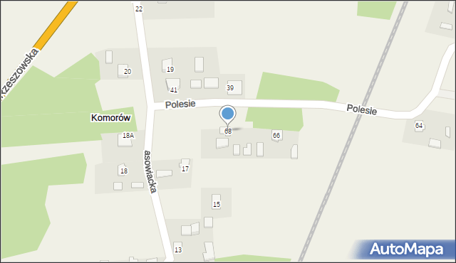 Majdan Królewski, Polesie, 68, mapa Majdan Królewski