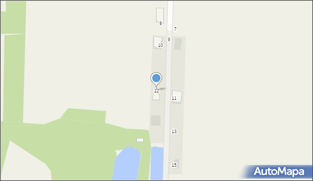 Makowiec, Pogodna, 12, mapa Makowiec