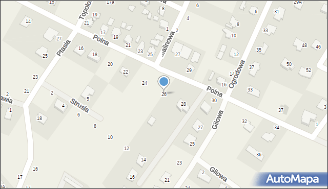 Maksymilianowo, Polna, 26, mapa Maksymilianowo